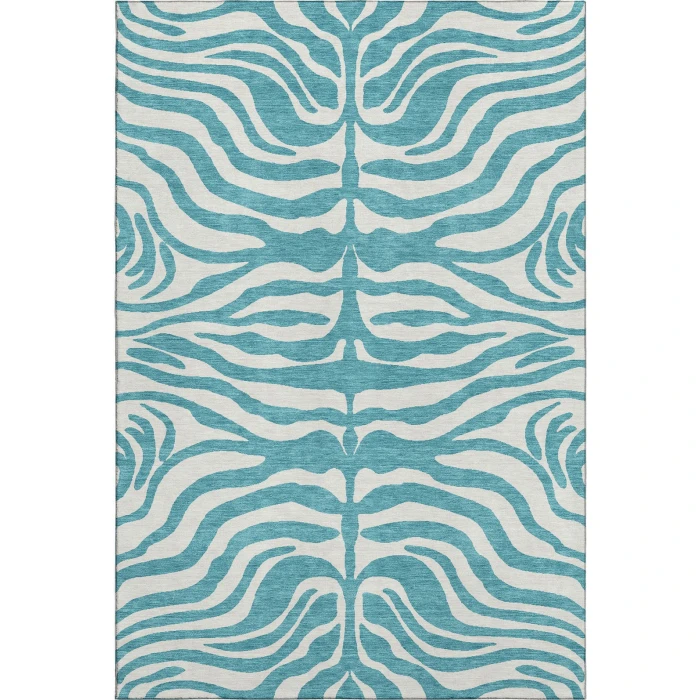 Addison Mayfield Teal AMF1042 2ft. 3in. x 7ft. 6in. Rect. Rug