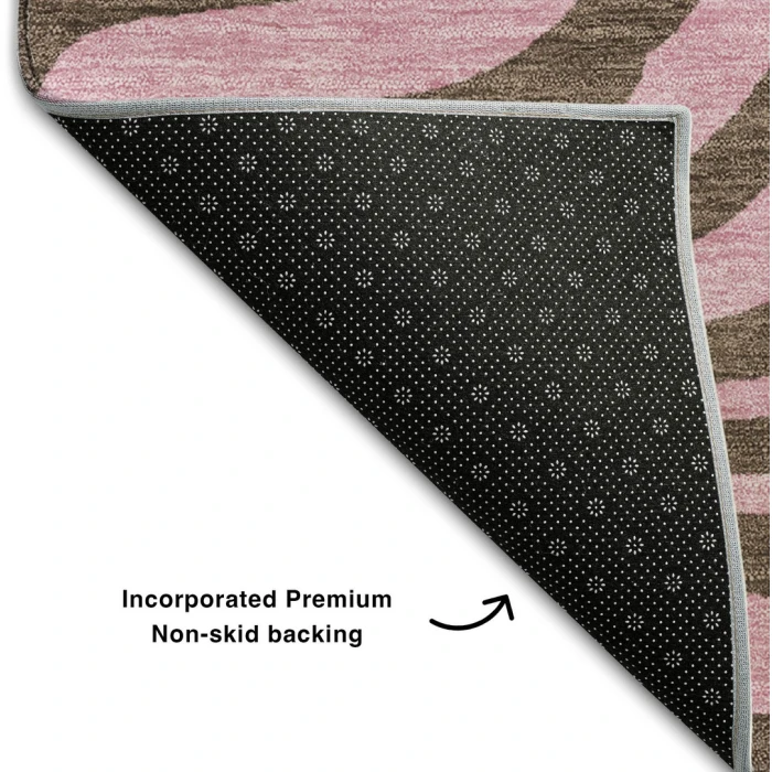 Addison Mayfield Brown AMF1043 - 8ft. Round Rug