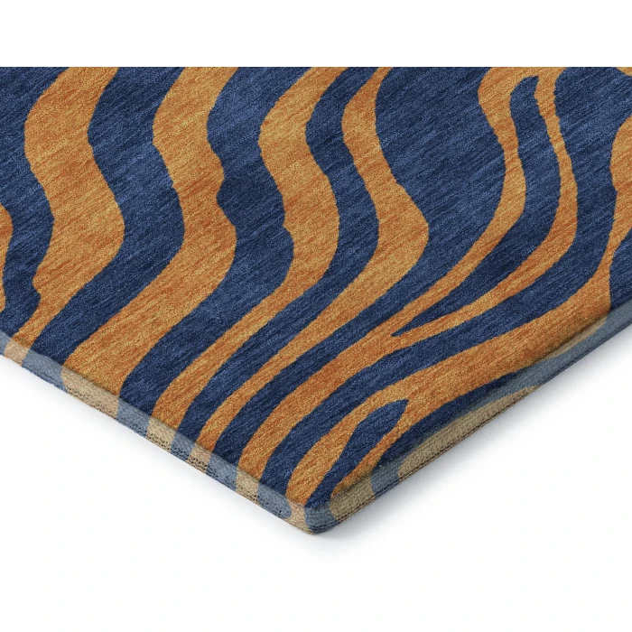 Addison Mayfield Blue AMF1043 - 8ft. Round Rug