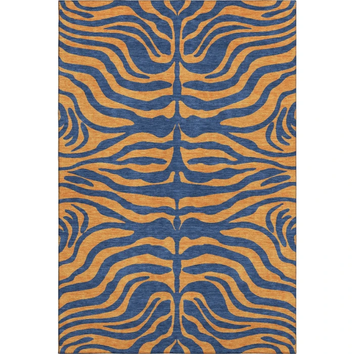 Addison Mayfield Blue AMF1043 - 8ft. Round Rug