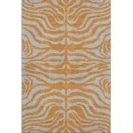 Addison Mayfield Orange AMF1043 - 8ft. Round Rug