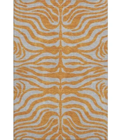 Addison Mayfield Orange AMF1043 - 8ft. Round Rug