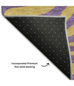 Addison Mayfield Purple AMF1043 - 8ft. Round Rug