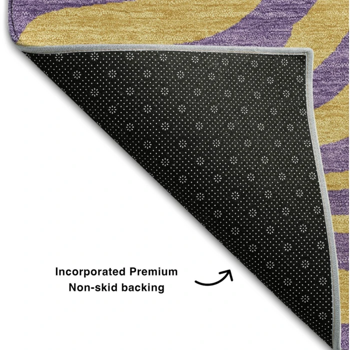 Addison Mayfield Purple AMF1043 - 8ft. Round Rug
