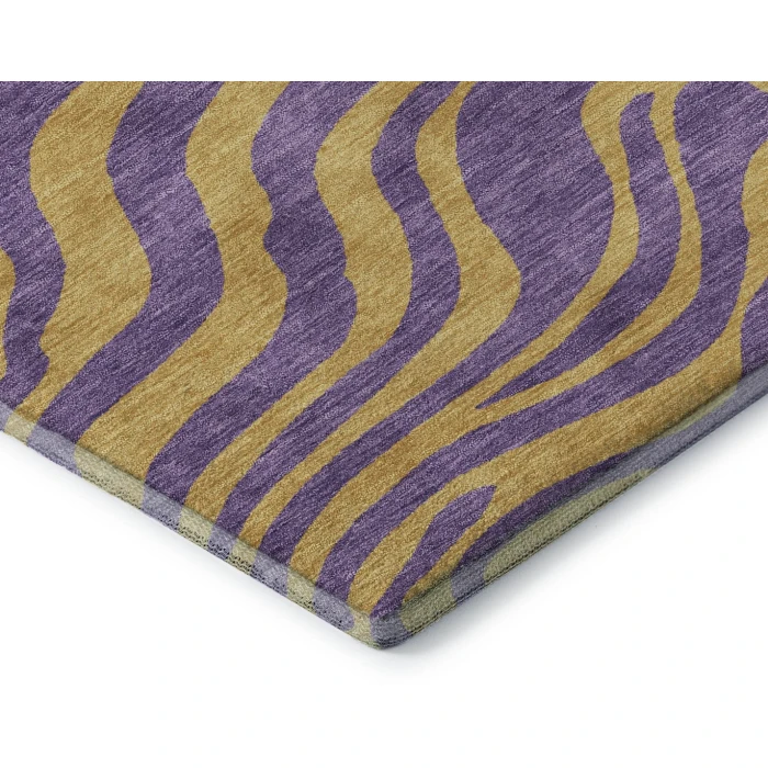 Addison Mayfield Purple AMF1043 - 8ft. Round Rug