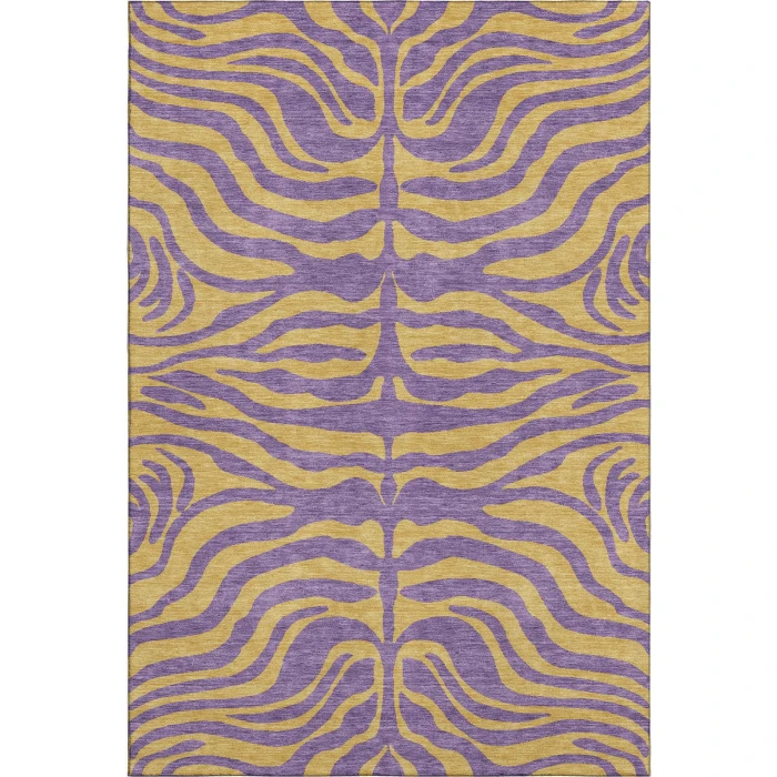 Addison Mayfield Purple AMF1043 - 8ft. Round Rug