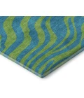 Addison Mayfield Teal AMF1043 - 8ft. Round Rug