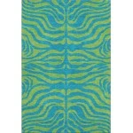 Addison Mayfield Teal AMF1043 - 8ft. Round Rug