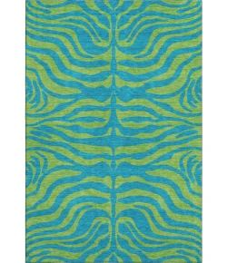 Addison Mayfield Teal AMF1043 - 8ft. Round Rug