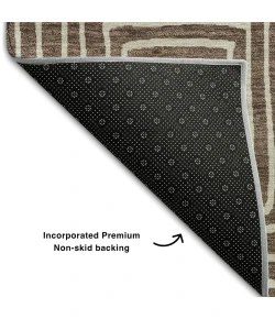 Addison Mayfield Brown AMF1044 5ft. x 7ft. 6in. Rect. Rug