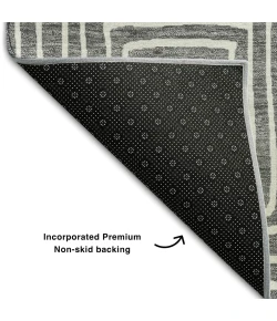 Addison Mayfield Gray AMF1044 5ft. x 7ft. 6in. Rect. Rug