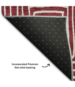 Addison Mayfield Red AMF1044 5ft. x 7ft. 6in. Rect. Rug