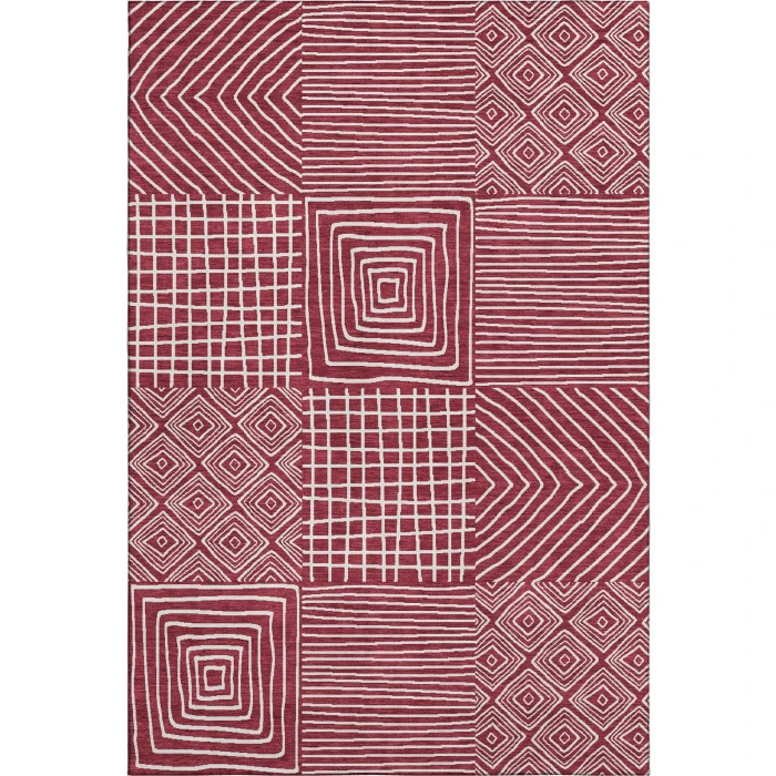 Addison Mayfield Red AMF1044 5ft. x 7ft. 6in. Rect. Rug