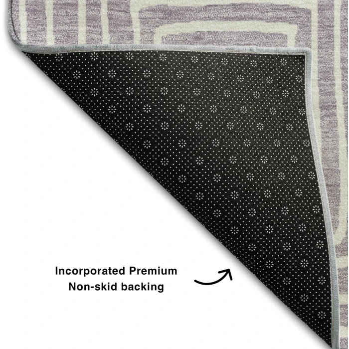 Addison Mayfield Purple AMF1044 - 8ft. Round Rug