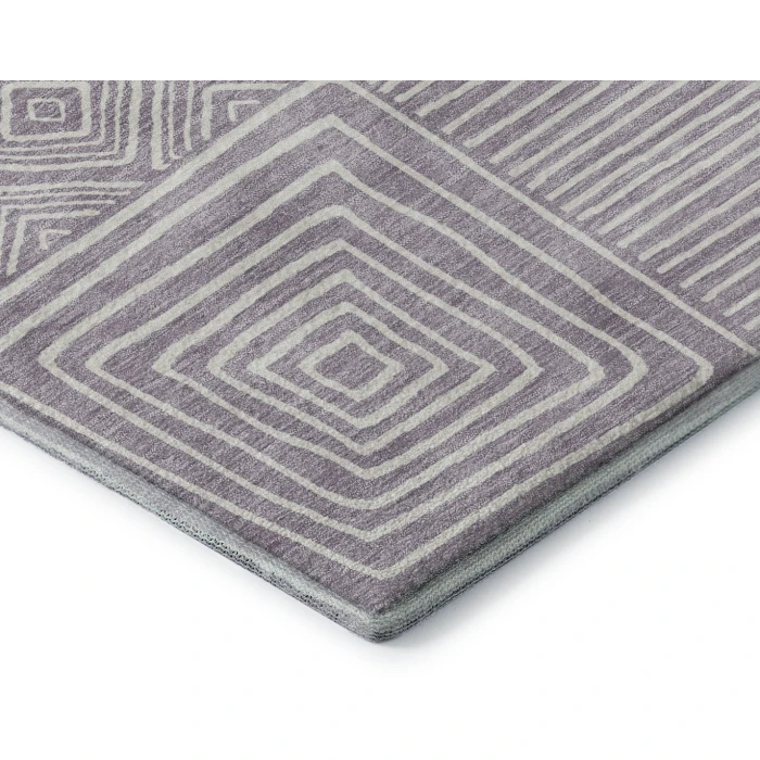 Addison Mayfield Purple AMF1044 - 8ft. Round Rug
