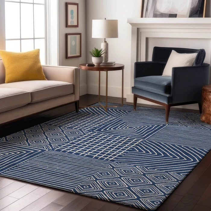 Addison Mayfield Blue AMF1044 5ft. x 7ft. 6in. Rect. Rug