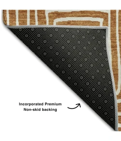 Addison Mayfield Orange AMF1044 8ft. x 10ft. Rect. Rug