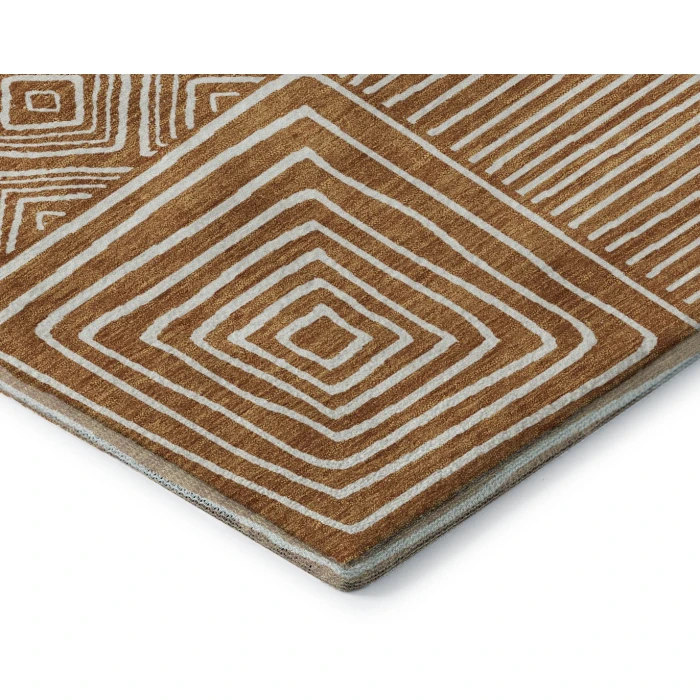 Addison Mayfield Orange AMF1044 5ft. x 7ft. 6in. Rect. Rug