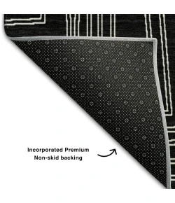 Addison Mayfield Black AMF1045 9ft. x 12ft. Rect. Rug