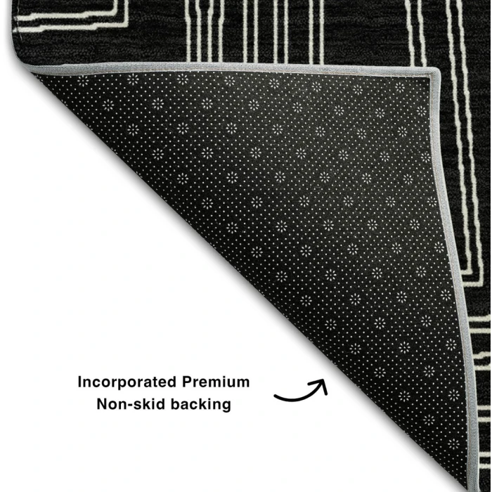 Addison Mayfield Black AMF1045 9ft. x 12ft. Rect. Rug