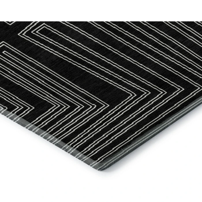 Addison Mayfield Black AMF1045 9ft. x 12ft. Rect. Rug