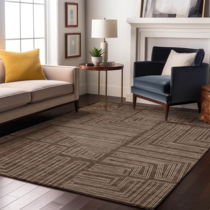 Addison Mayfield Brown AMF1045 9ft. x 12ft. Rect. Rug