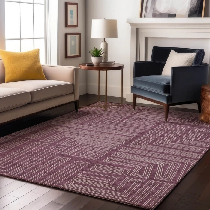 Addison Mayfield Purple AMF1045 9ft. x 12ft. Rect. Rug