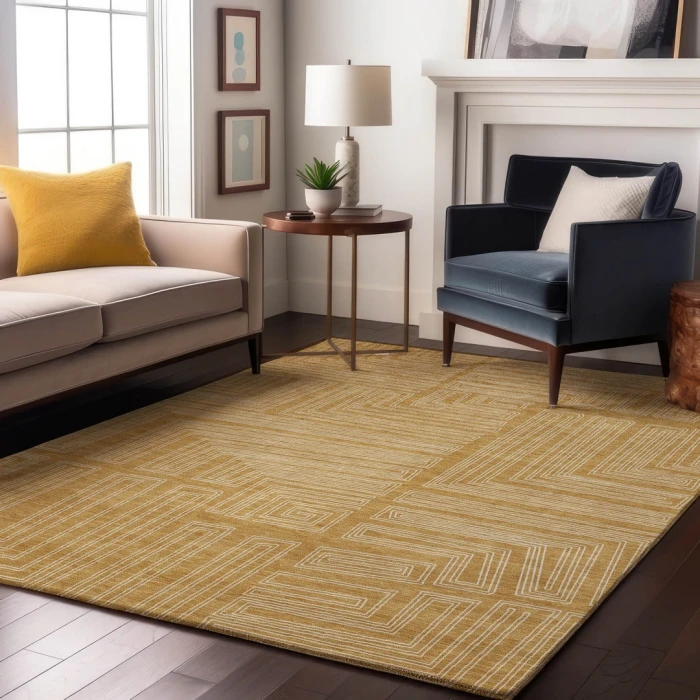 Addison Mayfield Gold AMF1045 9ft. x 12ft. Rect. Rug