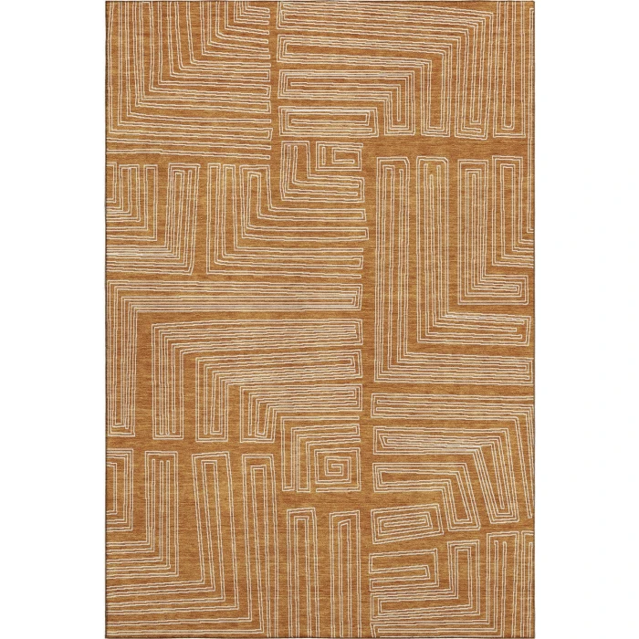 Addison Mayfield Orange AMF1045 9ft. x 12ft. Rect. Rug