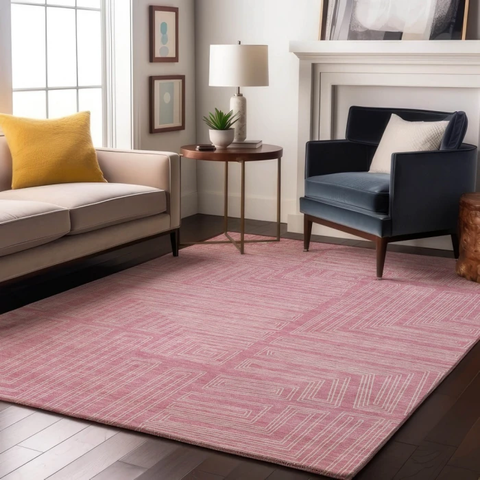 Addison Mayfield Pink AMF1045 9ft. x 12ft. Rect. Rug