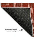 Addison Mayfield Red AMF1045 9ft. x 12ft. Rect. Rug