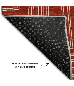 Addison Mayfield Red AMF1045 9ft. x 12ft. Rect. Rug