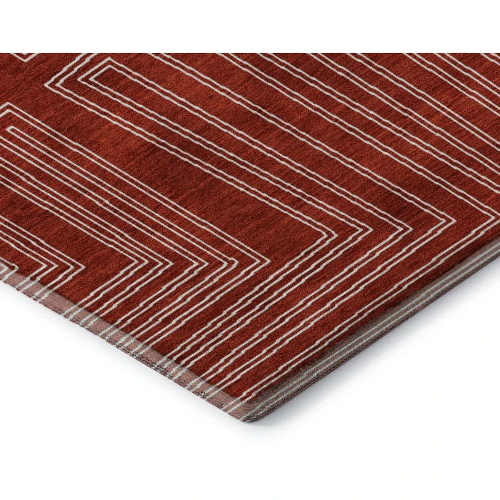 Addison Mayfield Red AMF1045 9ft. x 12ft. Rect. Rug