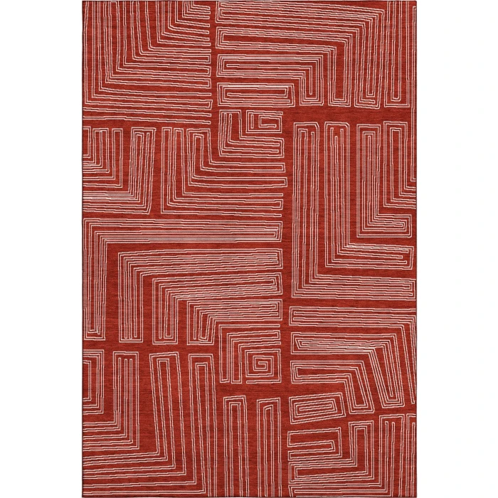 Addison Mayfield Red AMF1045 9ft. x 12ft. Rect. Rug