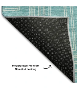 Addison Mayfield Teal AMF1045 9ft. x 12ft. Rect. Rug