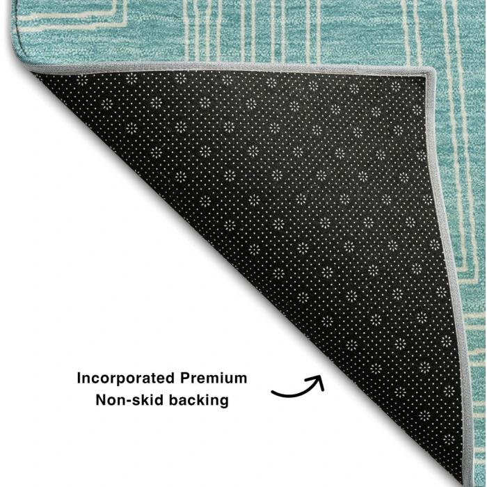 Addison Mayfield Teal AMF1045 9ft. x 12ft. Rect. Rug