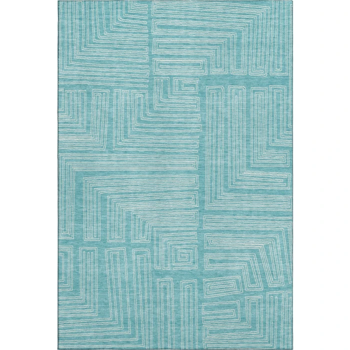 Addison Mayfield Teal AMF1045 9ft. x 12ft. Rect. Rug