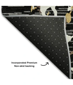 Addison Mayfield Black AMF1046 8ft. x 10ft. Rect. Rug