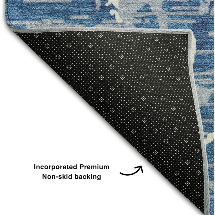 Addison Mayfield Blue AMF1046 2ft. 3in. x 7ft. 6in. Rect. Rug