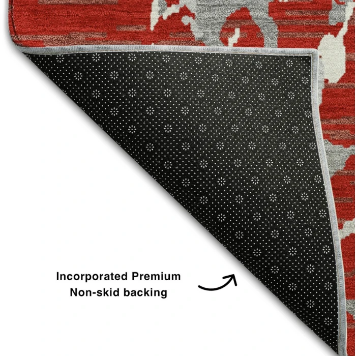 Addison Mayfield Red AMF1046 - 8ft. Round Rug