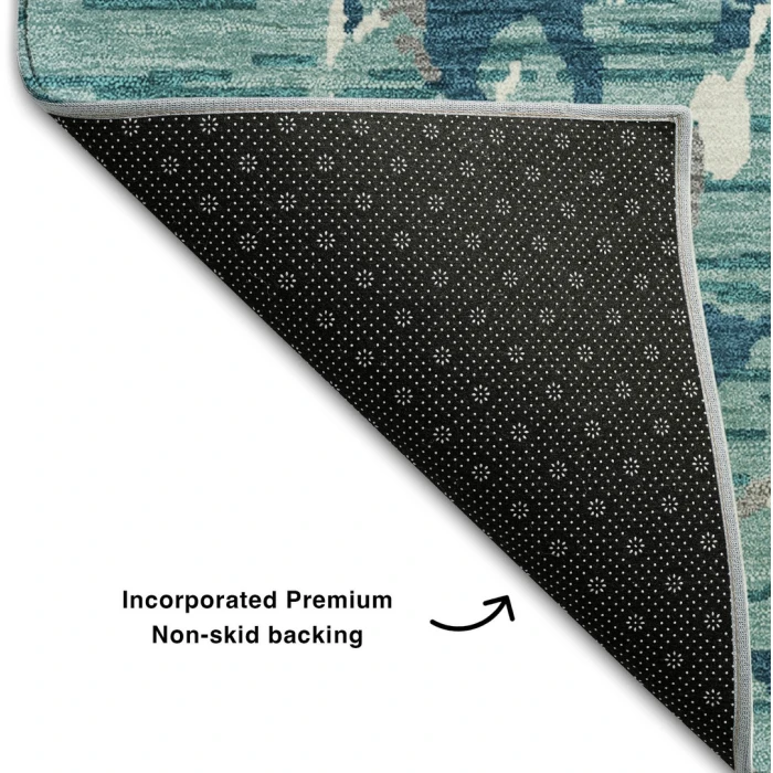 Addison Mayfield Teal AMF1046 2ft. 3in. x 7ft. 6in. Rect. Rug