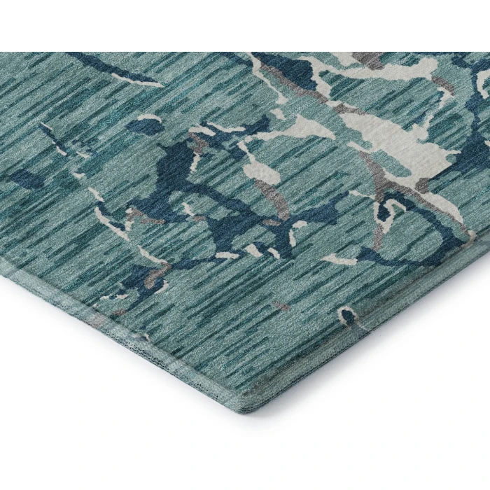 Addison Mayfield Teal AMF1046 2ft. 3in. x 7ft. 6in. Rect. Rug