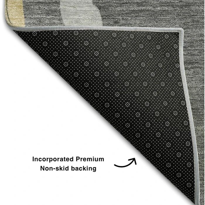 Addison Mayfield Black AMF1047 - 8ft. Round Rug