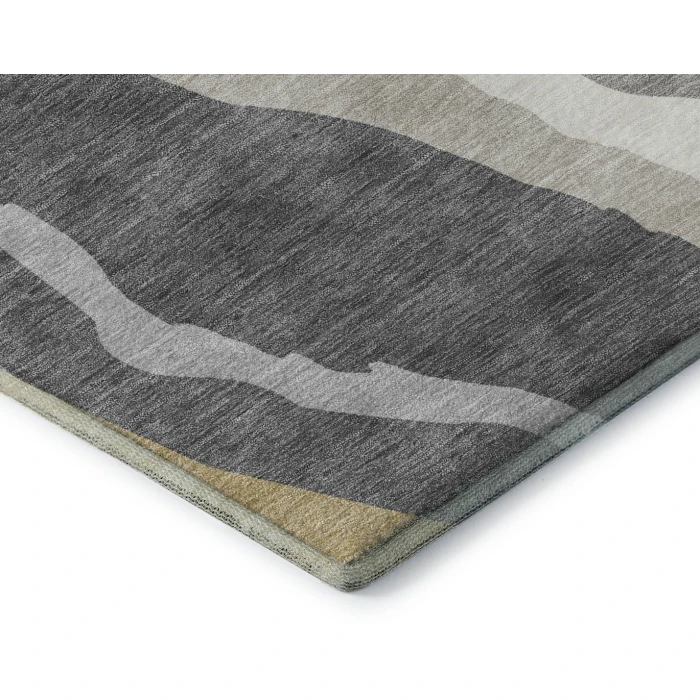 Addison Mayfield Black AMF1047 - 8ft. Round Rug