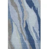 Addison Mayfield Blue AMF1047 - 8ft. Round Rug