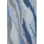 Addison Mayfield Blue AMF1047 - 8ft. Round Rug