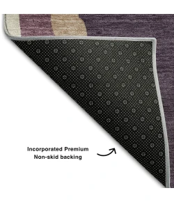 Addison Mayfield Purple AMF1047 2ft. 3in. x 7ft. 6in. Rect. Rug