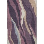 Addison Mayfield Purple AMF1047 - 8ft. Round Rug