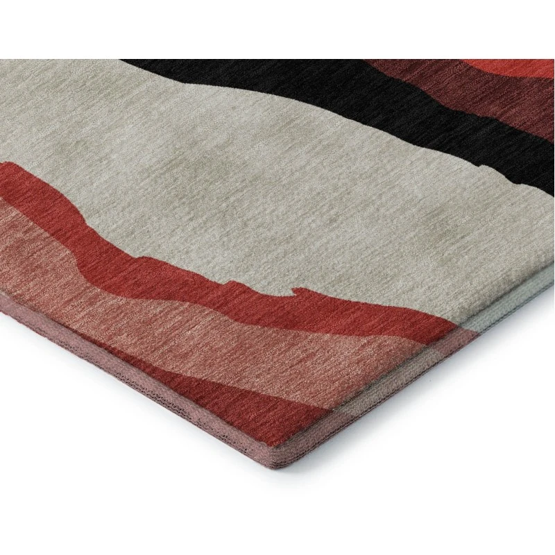 Addison Mayfield Red AMF1047 - 8ft. Round Rug