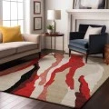 Addison Mayfield Red AMF1047 - 8ft. Round Rug